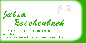 julia reichenbach business card